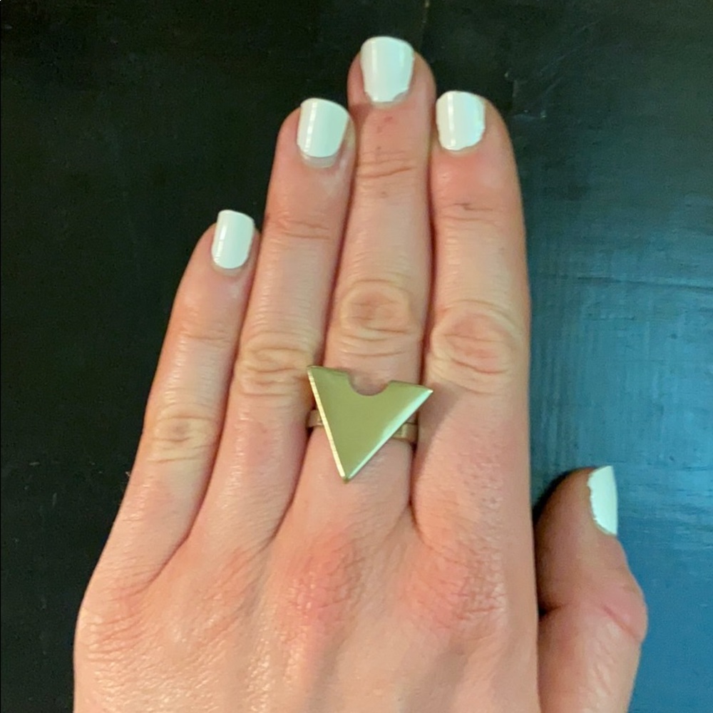 3/$13 gold triangle ring
